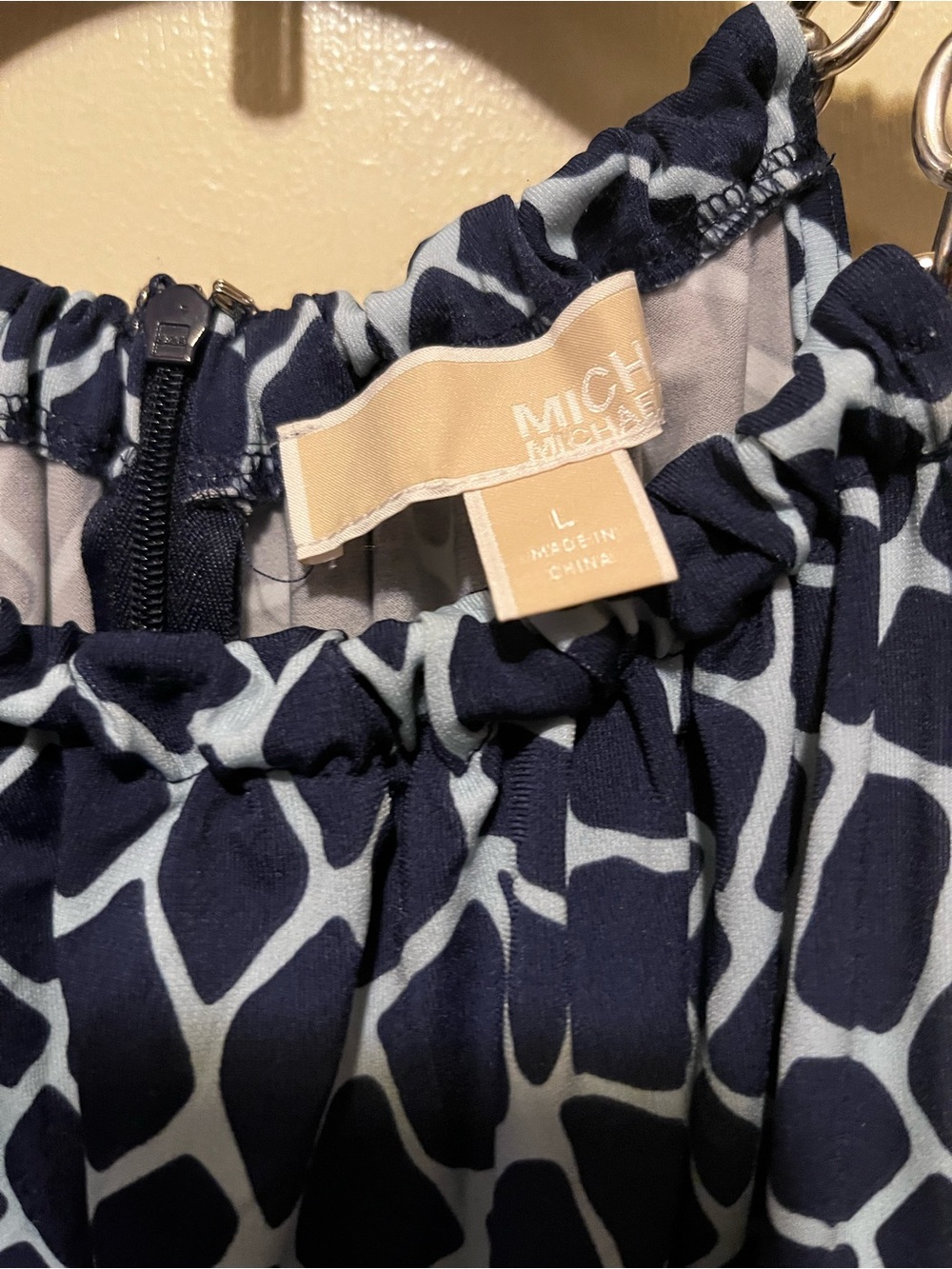 MICHAEL Michael Kors Navy and White Printed Girls' Skirt